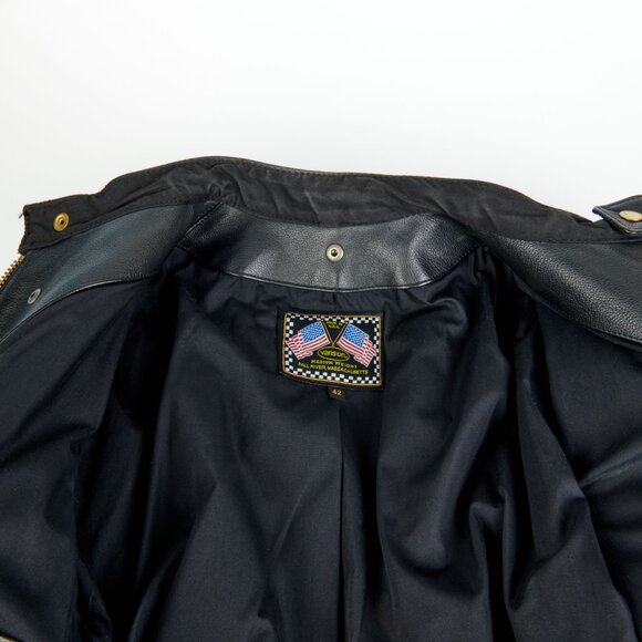 Vanson Men's Black Cafe Racer Jacket Model AR2 FIRE Sz 42 Tailored Worn Once!!! - Picture 3 of 16